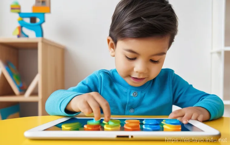 타요 퍼즐 게임 - **Image Prompt 2: Family Bonding Over Tayo Puzzles**
    A heartwarming scene depicting two children...