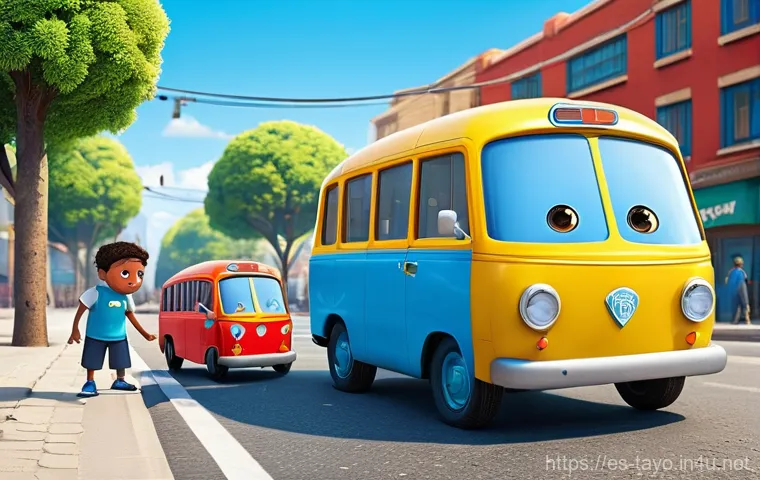 타요 캐릭터 소개 - **Children engaged in imaginative play inspired by Tayo, focusing on friendship and creativity.**
  ...